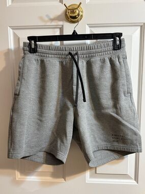 Municipal Sport Utility Men's Gray Athletic Drawcord Shorts